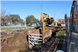 Construction on Erie Street for the Brown Street Sewer Project