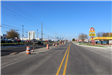 Completed lanes on Sagamore Parkway