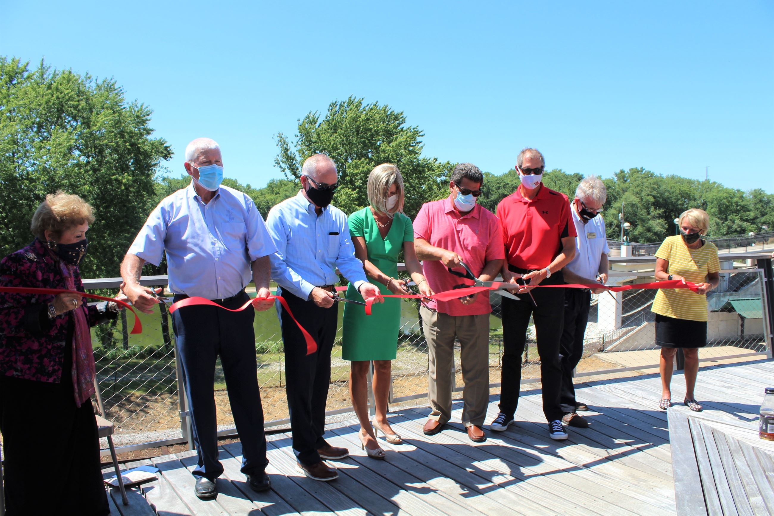Riverside Promenade Ribbon Cutting