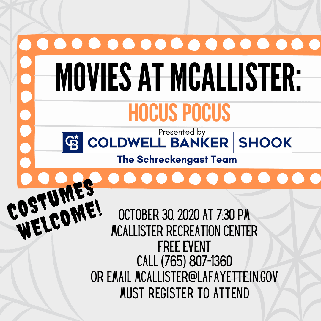 Movies at McAllister IG (updated with email)