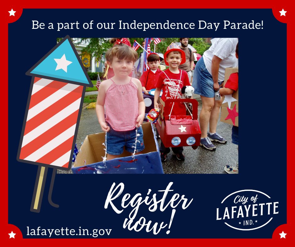 Register for 4th of July parade
