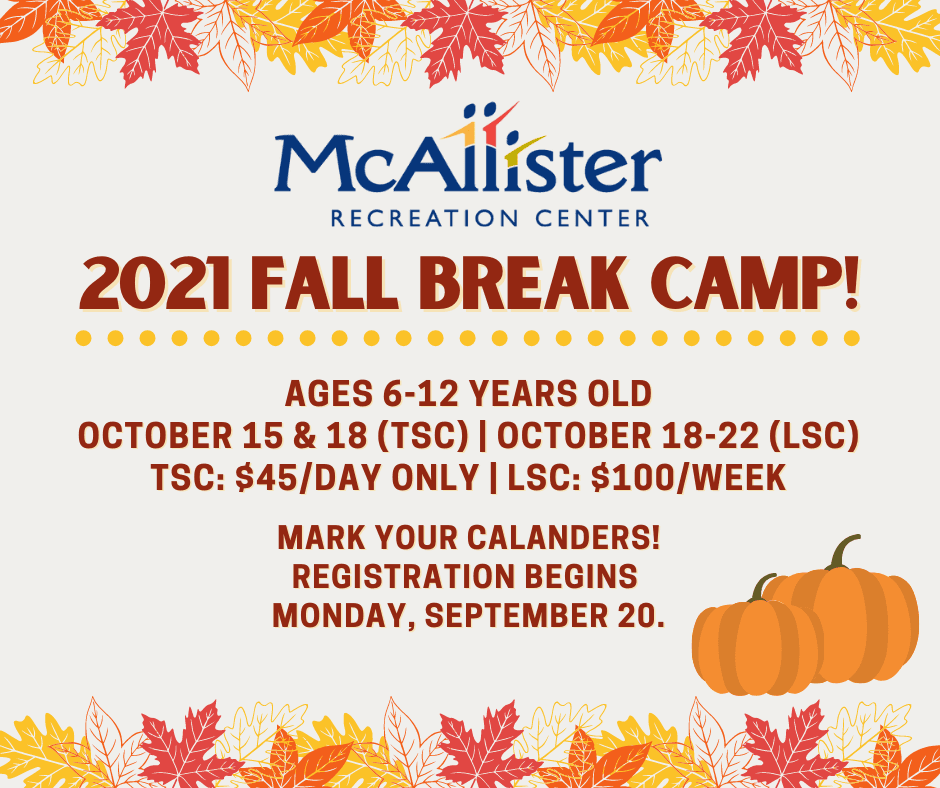 MRC Fall Break Camp 2021