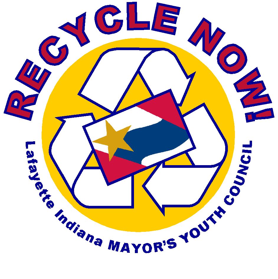Recycle Now - Lafayette Indiana Mayor's Youth Council Logo