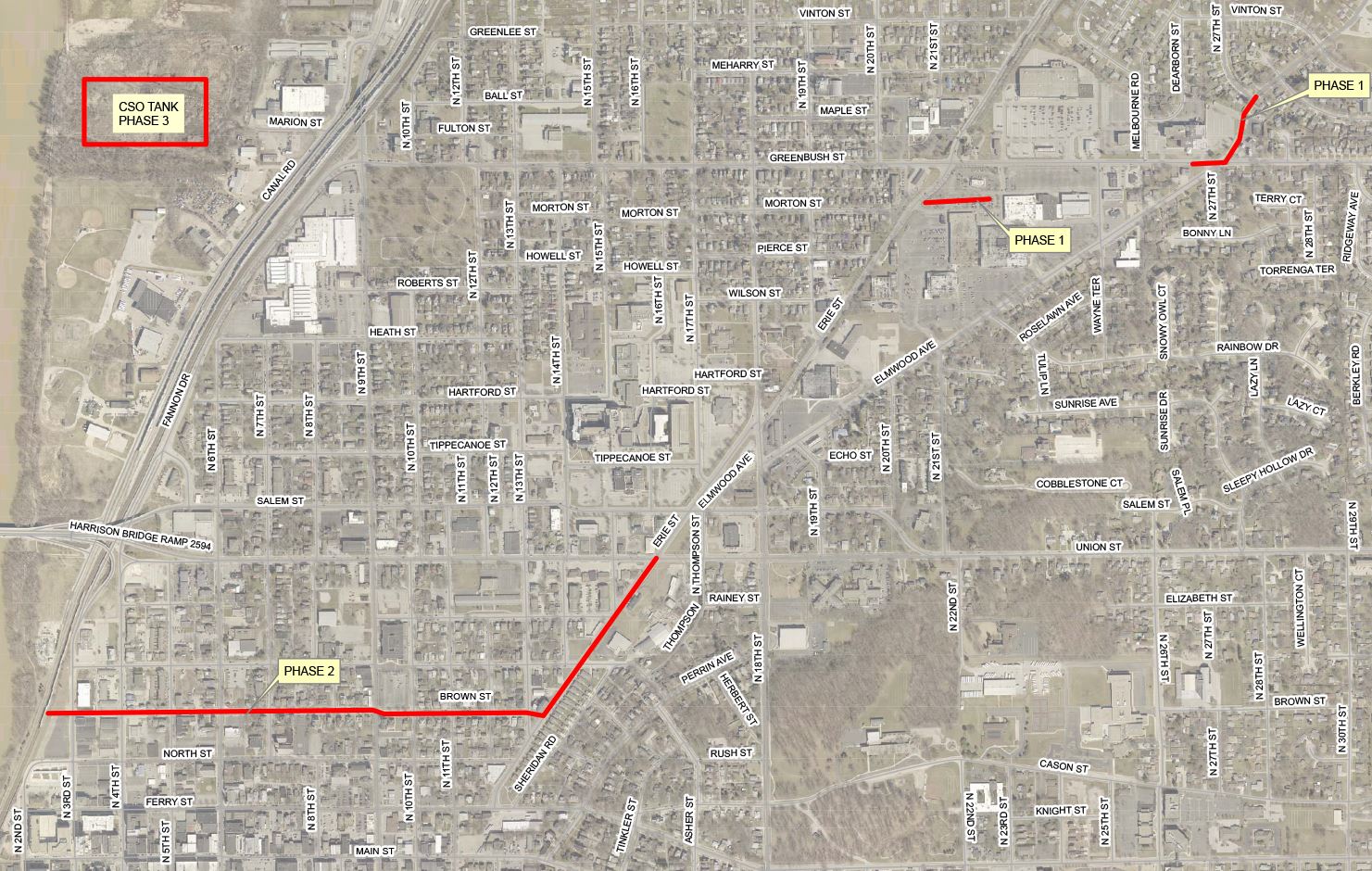 Brown-Street-location-map