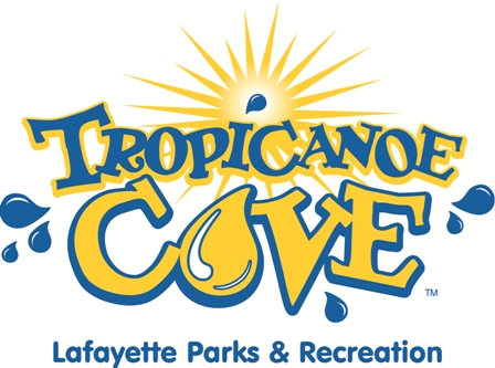 Tropicanoe Cove Lafayette Parks and Recreation Logo