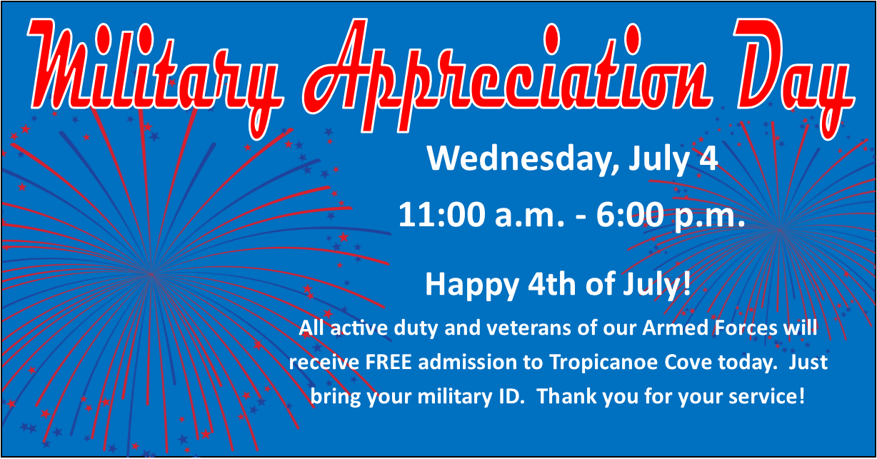 Military Appreciation Day Banner