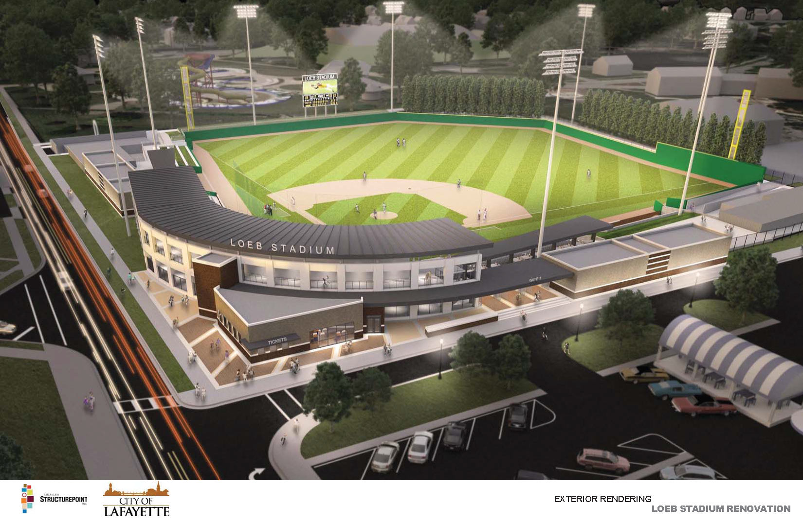 Loeb Stadium Field Rendering