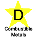 D Combustible Metals