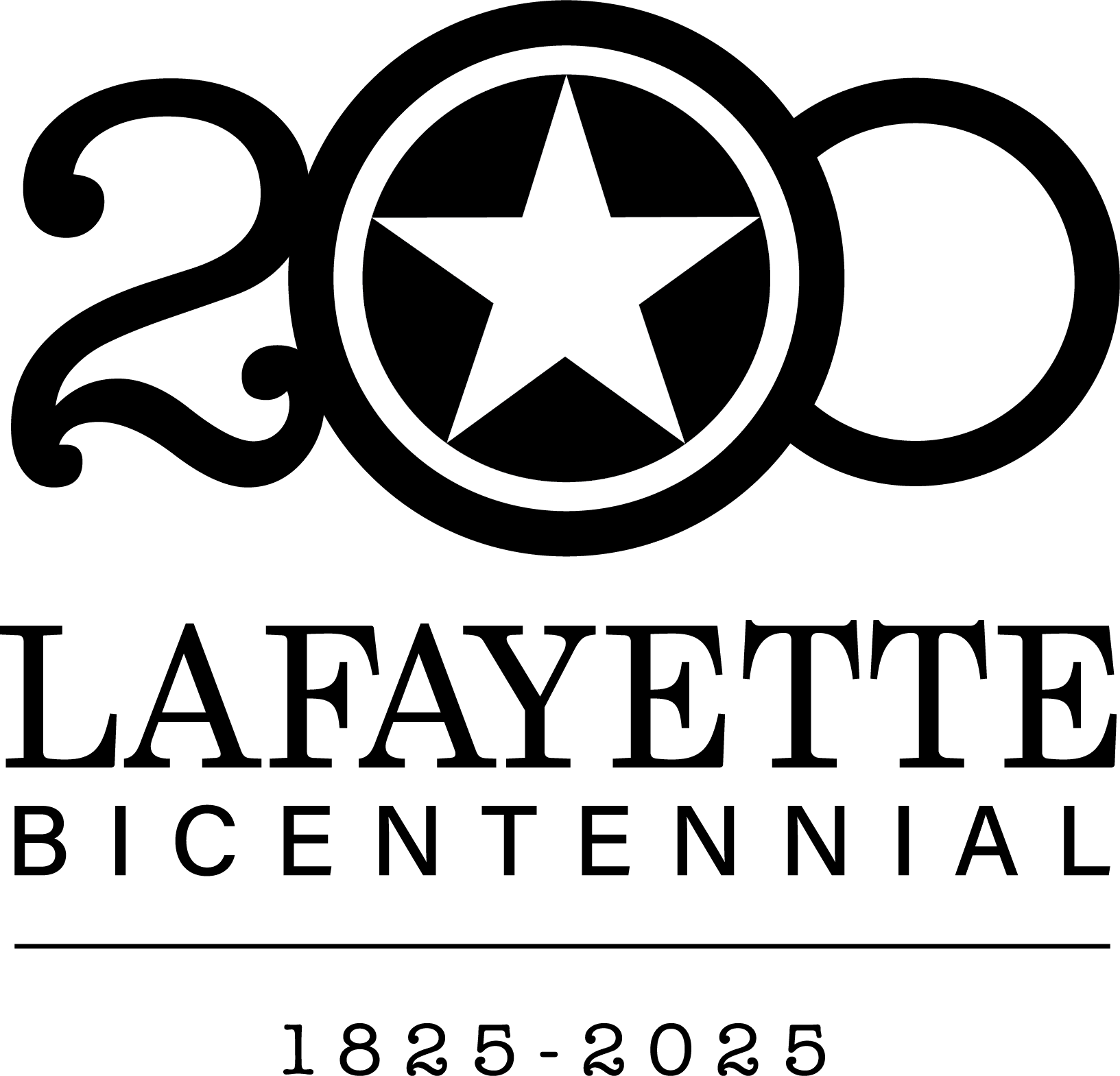 Bicentennial Logo - Black png